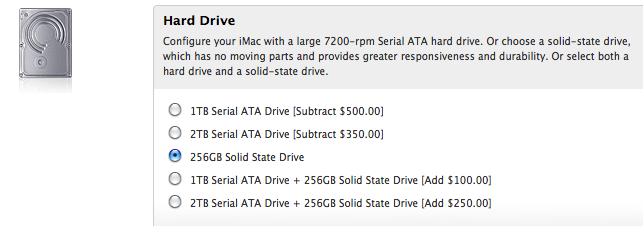 iMac HDD opci