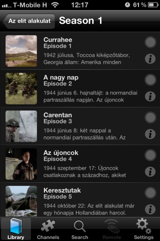 Plex iOS app