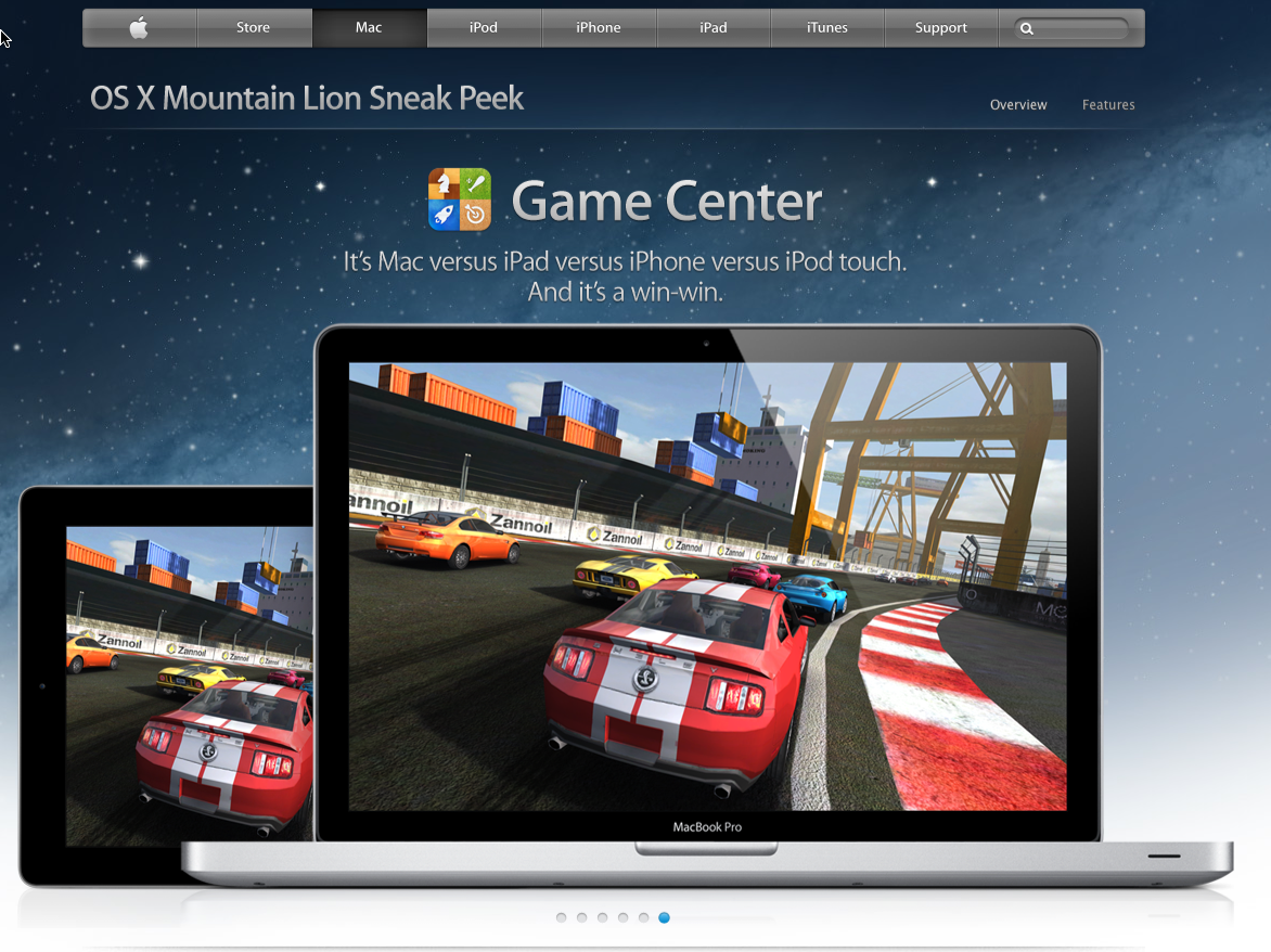 Mountain Lion - Game Center