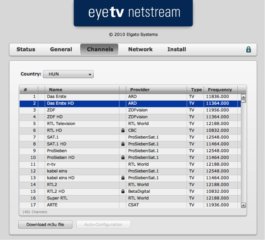 EyeTV Playlist