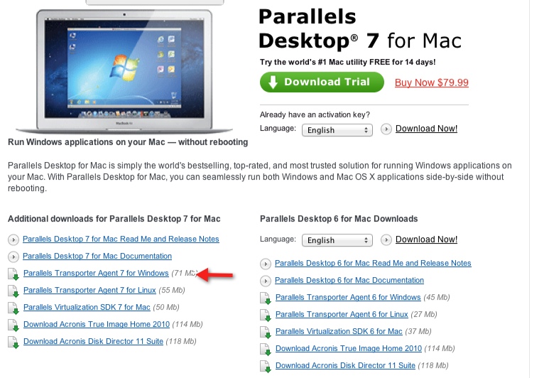Parallels Desktop 7