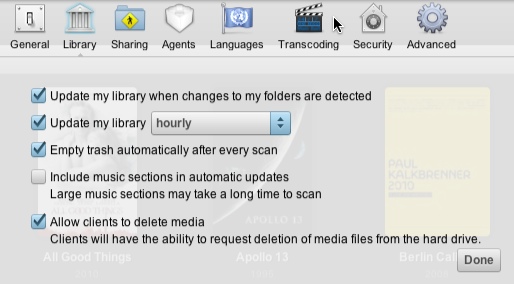 Plex Preferences
