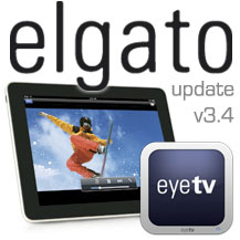 EyeTV 3.4 frissts Apple iPad-tmogatssal