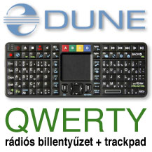 Mini vezeték nélküli billentyűzet a Dune lejátszókhoz