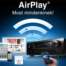 Ingyenes AirPlay-támogatás régebbi DENON készülékekhez