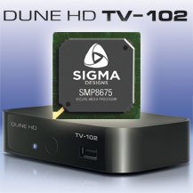 Levltja a Dune HD a TV-101-et
