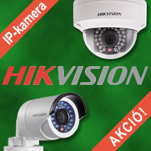 Minden Hikvision IP-kamernk akcis!