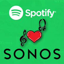 Sonos vezrls a Spotify appbl