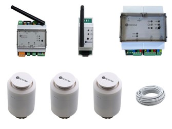 Airzone Flexa 25 radi�toros csomag 3 termofejjel